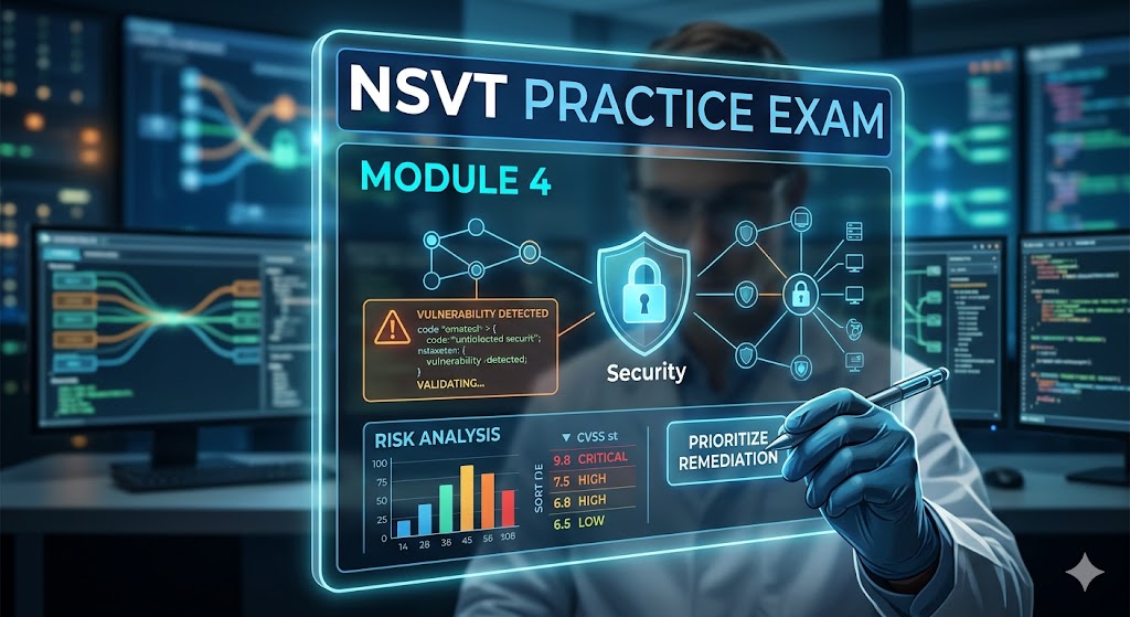 NSVT Module 4 Network Security Practice Exam Banner