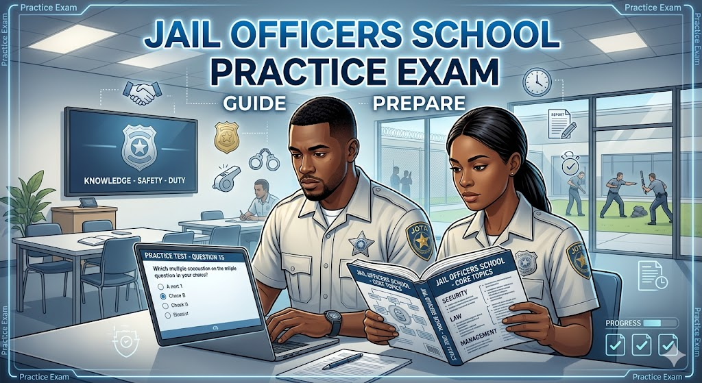 Jail Officers School Practice Test Banner