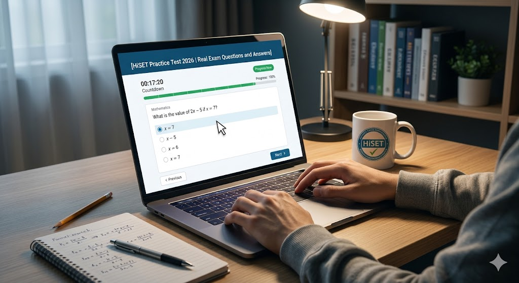HiSET Practice Test 2026 | Real Exam Questions and Answers Banner