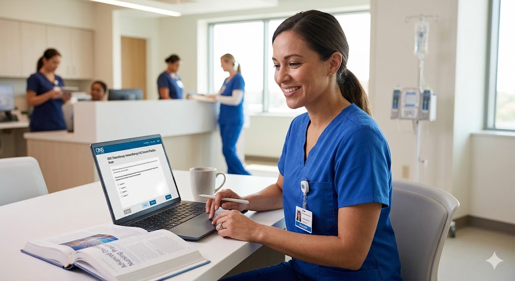 ONS Chemotherapy Immunotherapy CAQ Renewal Practice Exam Banner