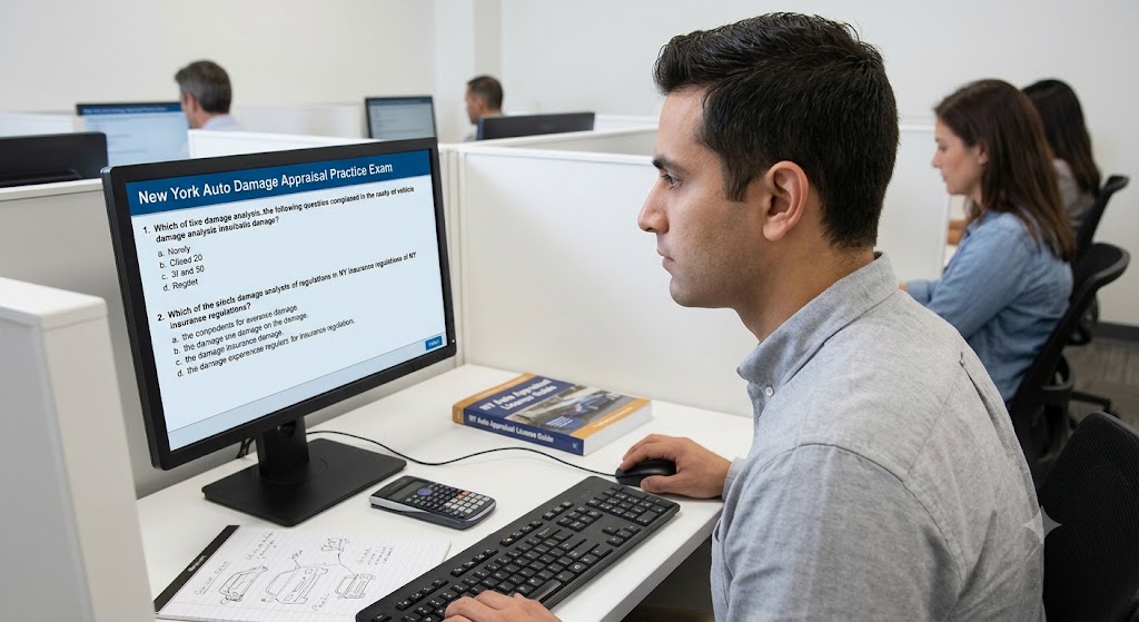 New York Auto Damage Appraisal Practice Exam Banner