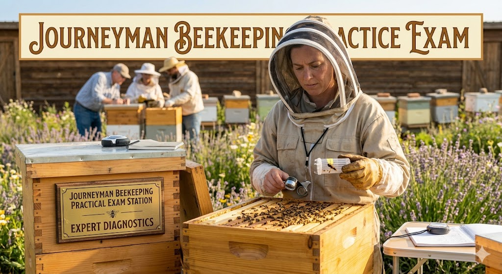 Journeyman Beekeeping Practice Exam Banner