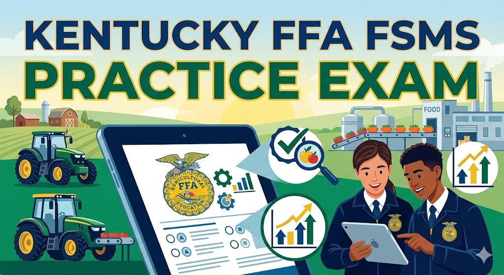 Kentucky FFA Food Systems and Management Skills (FSMS) Practice Test Banner