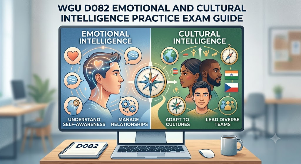 Western Governors University (WGU) BUS2090 D082 Emotional and Cultural Intelligence Practice Exam Banner