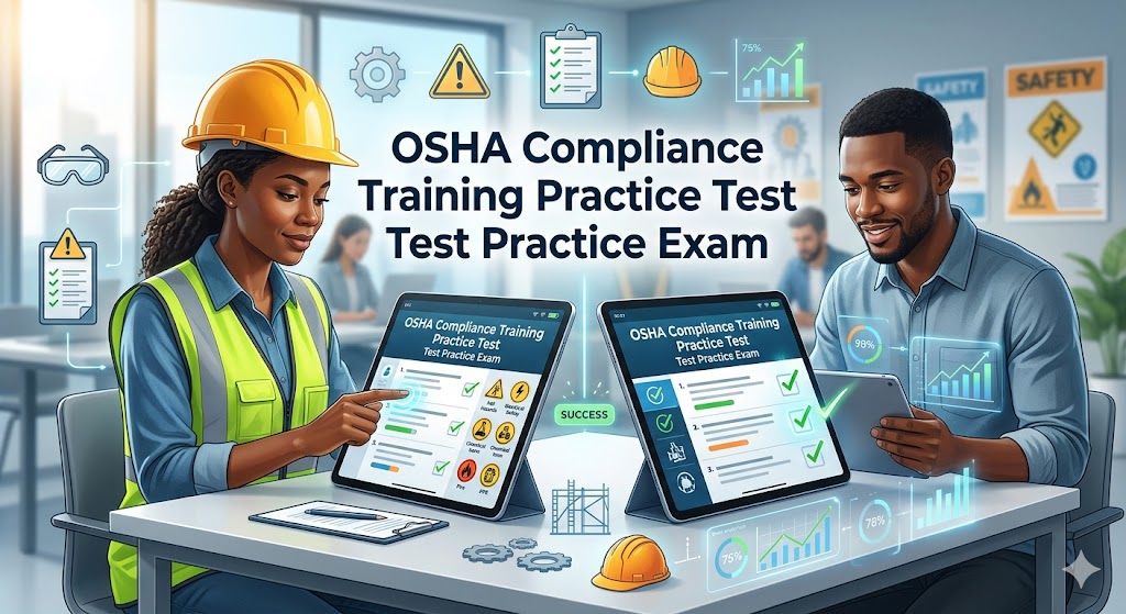 OSHA Compliance Training Practice Test Test Practice Exam Banner