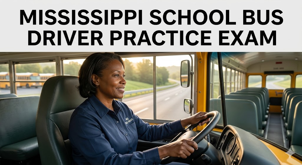 Mississippi School Bus Driver Practice Test Banner
