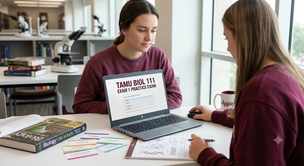 TAMU BIOL111 Exam 1 Practice Exam Banner
