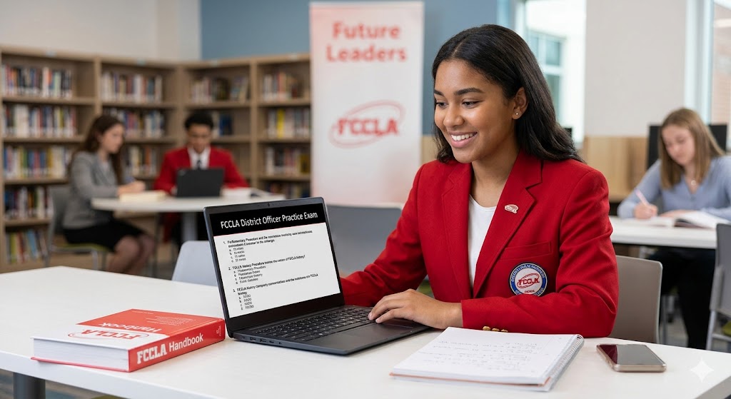 FCCLA District Officer Practice Test Banner