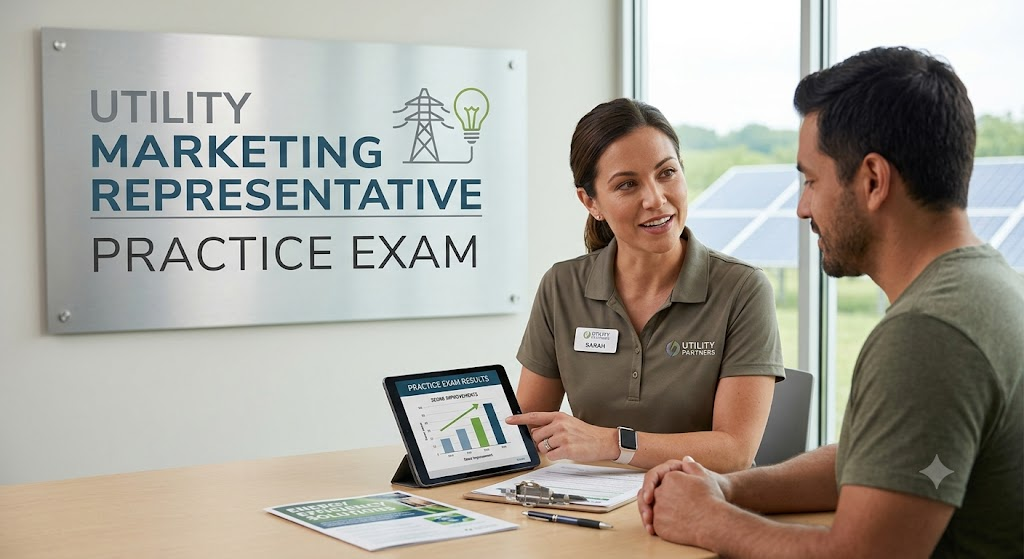 Utility Marketing Representative Practice Exam Banner