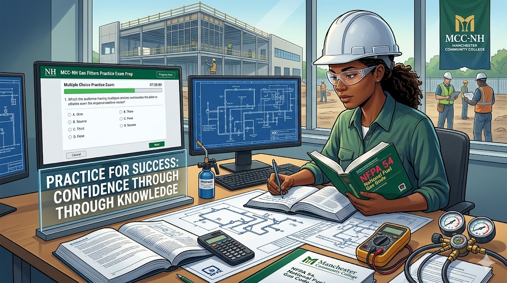 MCC-NH Gas Fitters Practice Exam Banner