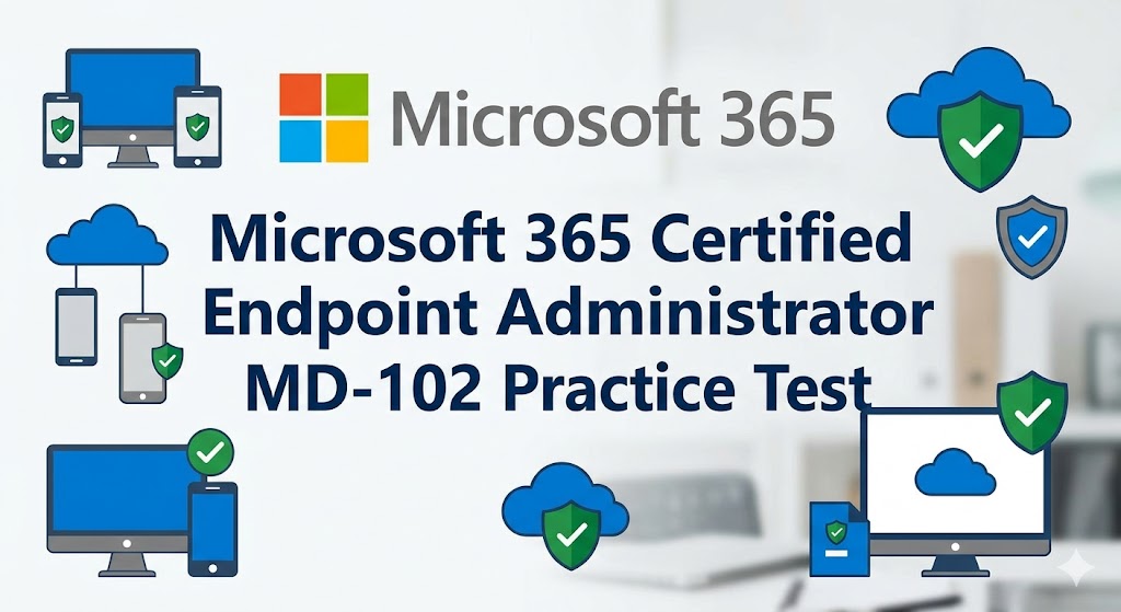 Microsoft 365 Certified Endpoint Administrator (MD-102) Practice Banner