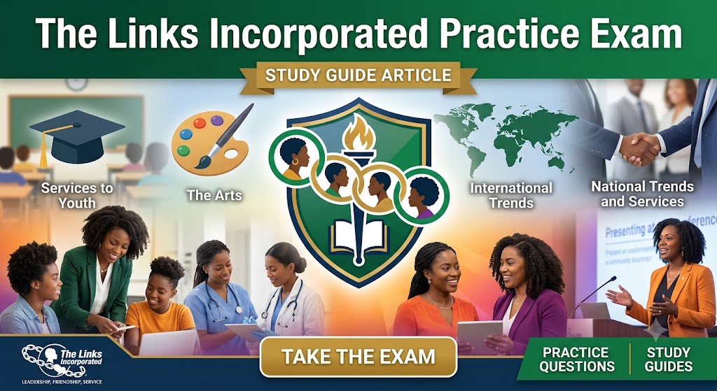 The Links Incorporated Practice Test Banner
