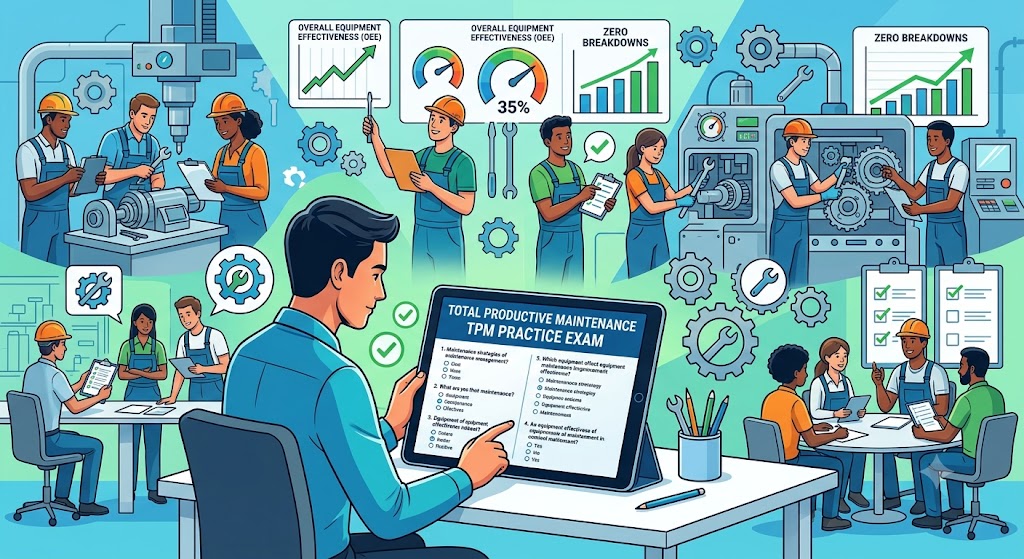 Total Productive Maintenance (TPM) Practice Test Banner