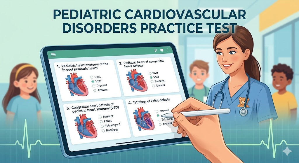 Pediatric Cardiovascular Disorders Practice Test Banner