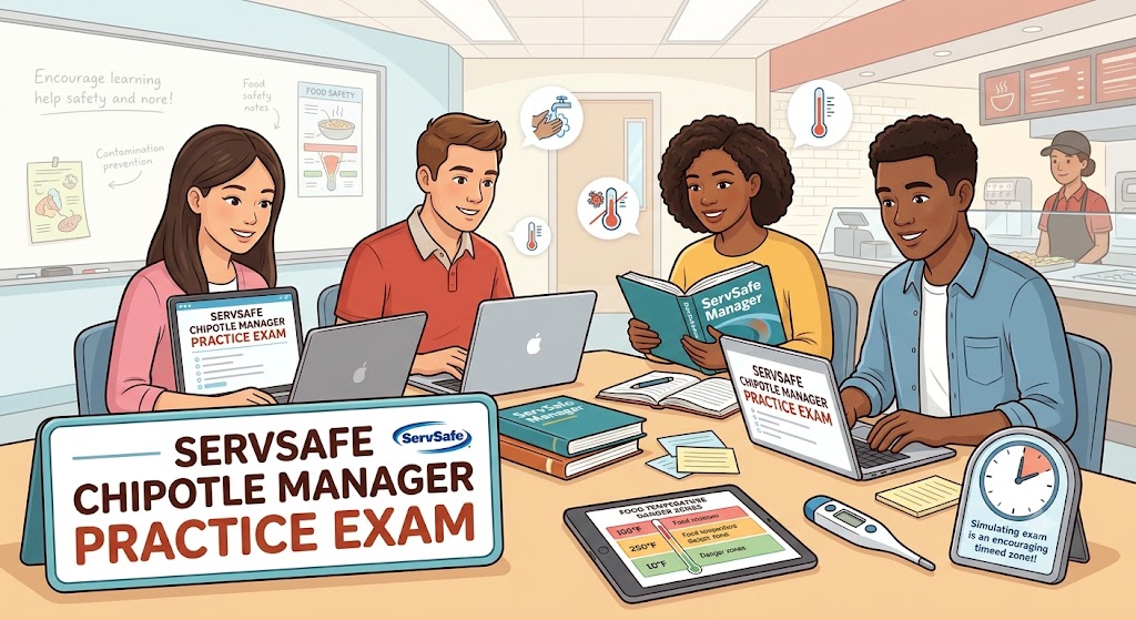 ServSafe Chipotle Manager Practice Exam Banner