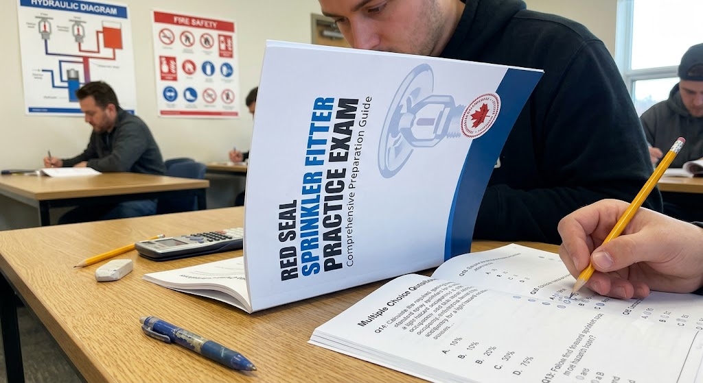 Red Seal Sprinkler Fitter Practice Exam Banner