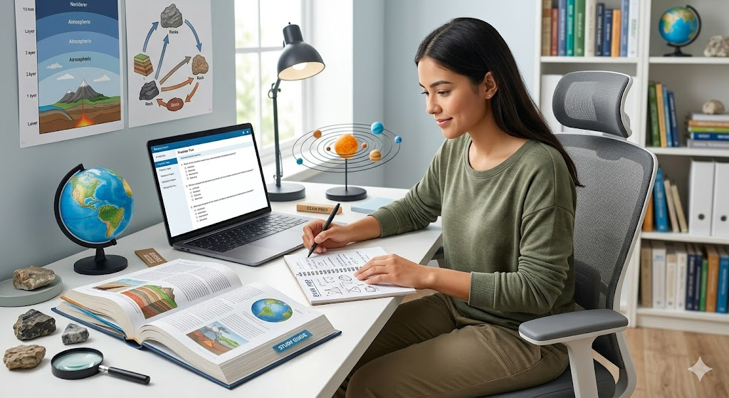 Praxis Earth and Space Sciences 5572 Practice Test 2026 | Exam Prep Questions Banner