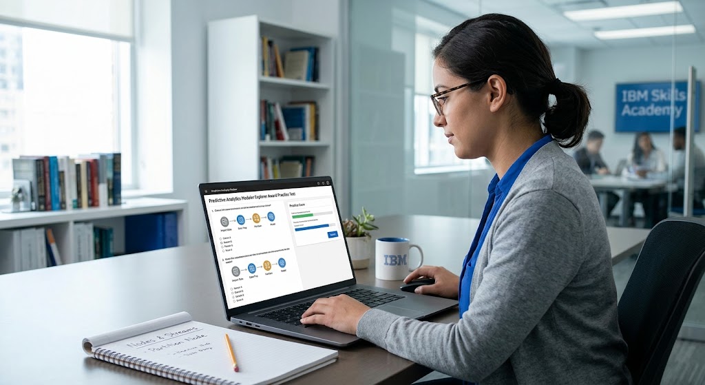 Predictive Analytics Modeler Explorer Award Practice Test Banner