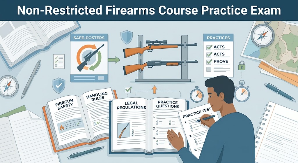 Non-Restricted Firearms Course Practice Exam Banner