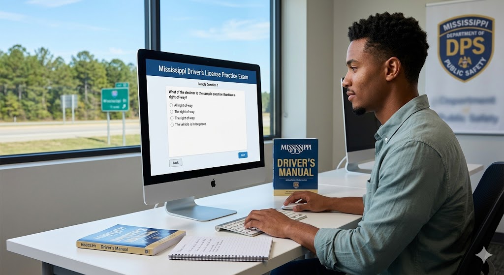 Mississippi Driver's Manual Practice Test Banner