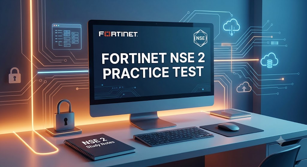 Fortinet Network Security Expert (NSE) 2 Practice Test Banner