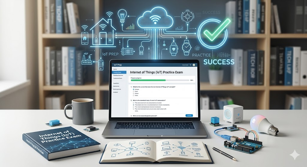 Internet of Things (IoT) Practice Exam Banner