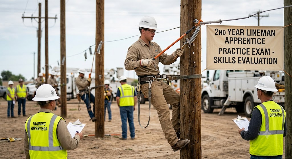 2nd Year Lineman Apprentice Practice Exam. Banner