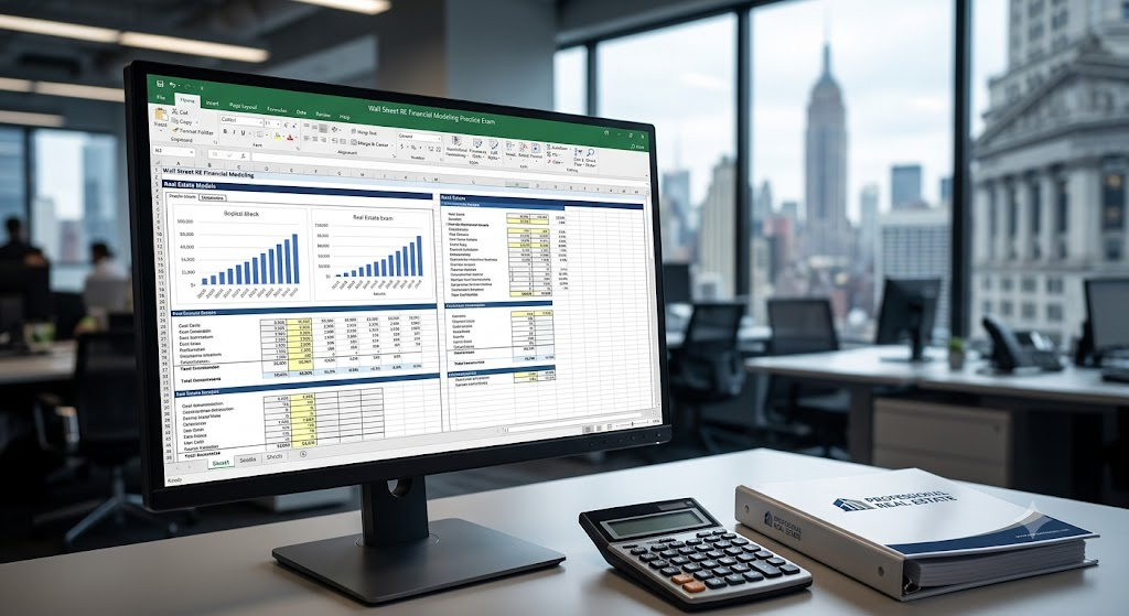 Wall Street Real Estate Financial Modeling Practice Test Banner