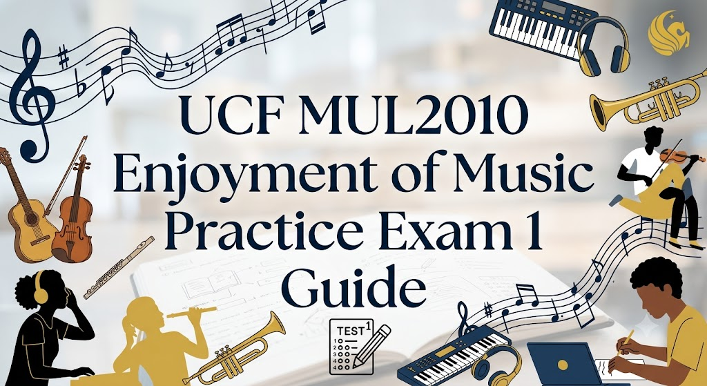 University of Central Florida (UCF) MUL2010 Enjoyment of Music Practice Exam 1 Banner