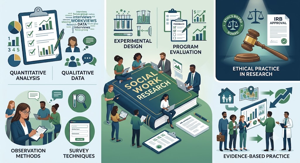 Research in Social Work Practice Test Banner