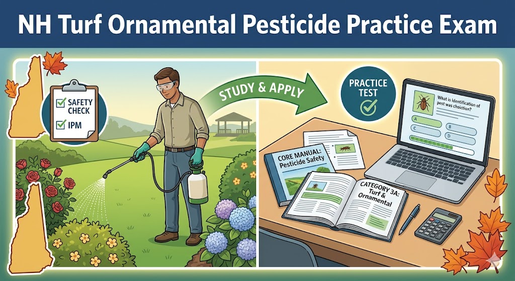 New Hampshire Turf and Ornamental Pesticide Applicator Study Guide Banner