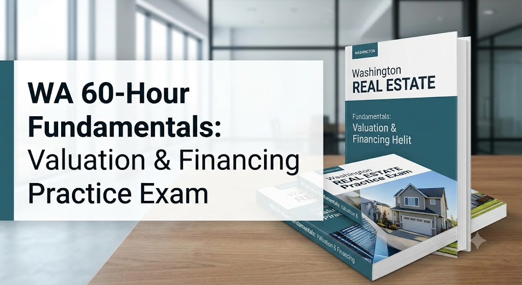 Washington 60-Hour Fundamentals – Valuation, Financing, and Lending Practice Exam Banner