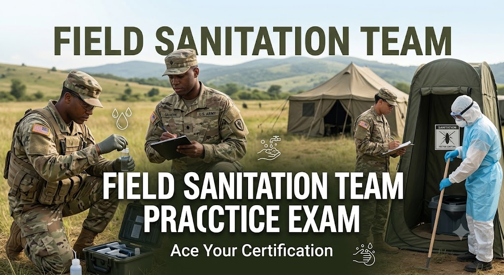 Field Sanitation Team Training Practice Test Banner