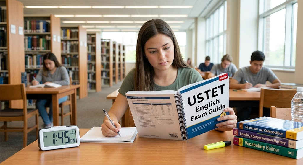 USTET English Practice Exam Banner