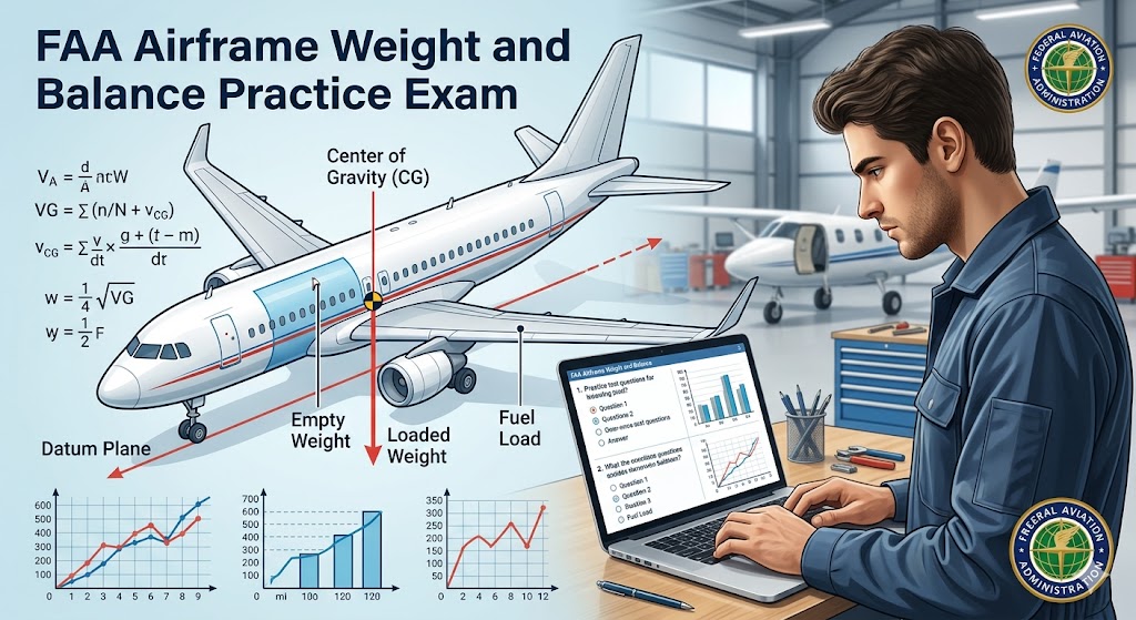 FAA Airframe Weight and Balance Practice Test Banner