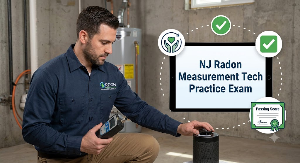 NJ Radon Measurement Tech Practice Exam Banner