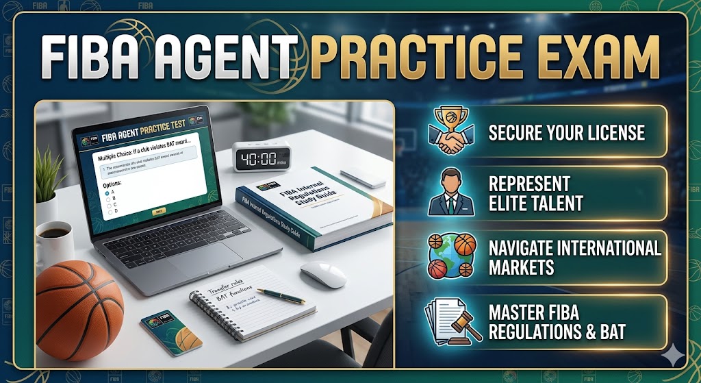 FIBA Agent Practice Test Banner