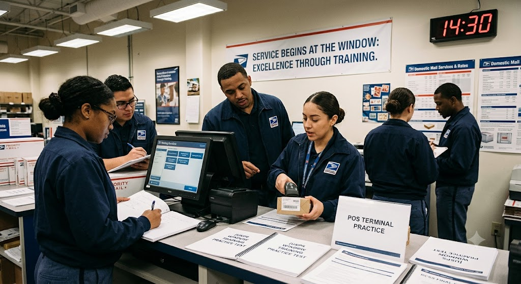 USPS Window Training Practice Test Banner