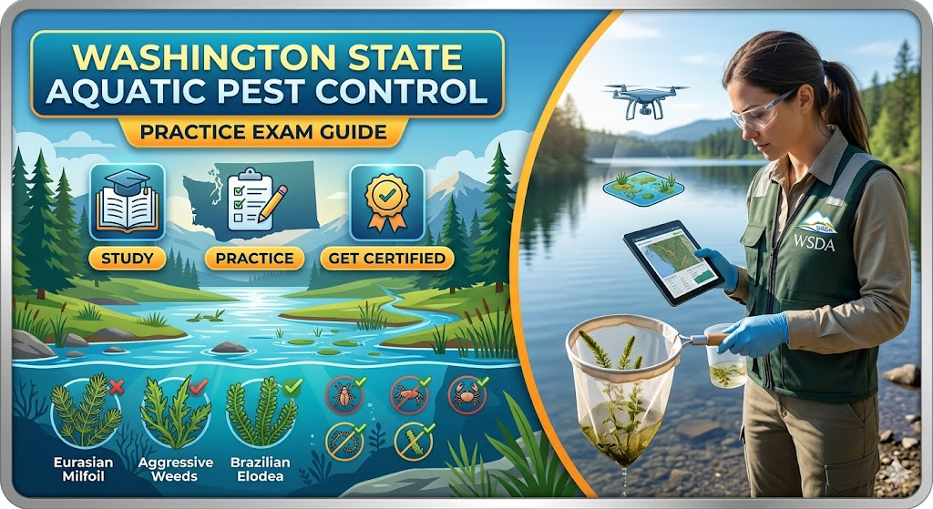 Washington State Aquatic Pest Control Practice Exam Banner