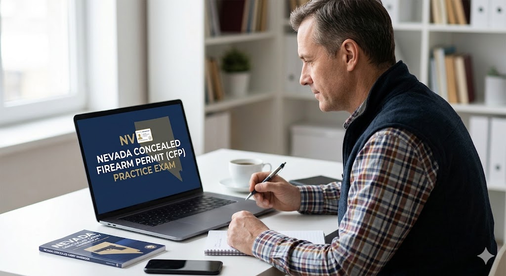 Nevada Concealed Firearm Permit (CFP) Practice Exam Banner