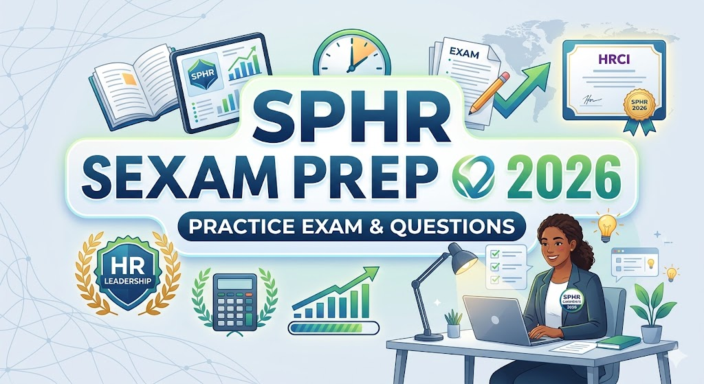 SPHR Exam Prep 2026 | Practice Test Questions and Answers Banner