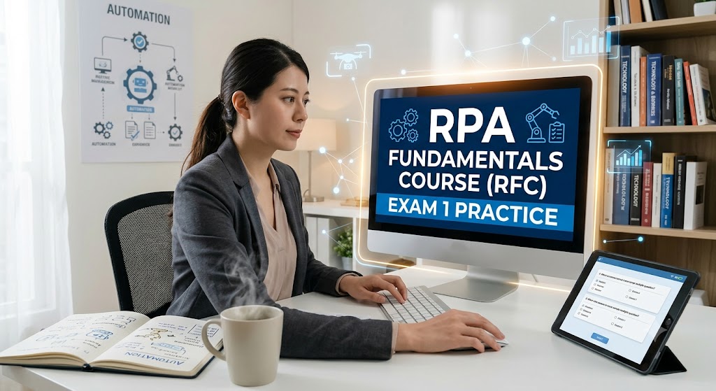 RPA Fundamentals Course (RFC) Exam 1 Practice Banner