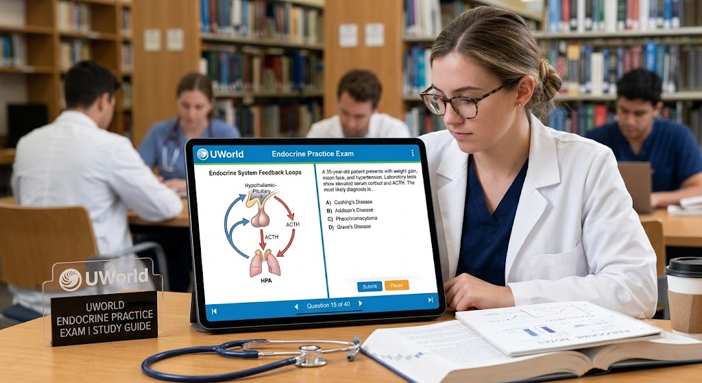 UWorld Endocrine Practice Test Banner