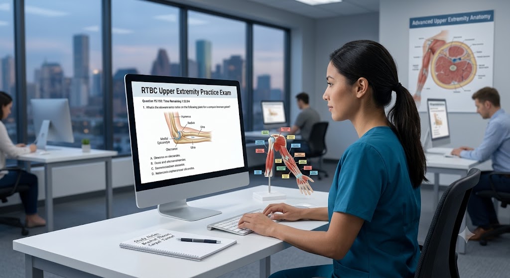 RTBC Upper Extremity Practice Exam Banner