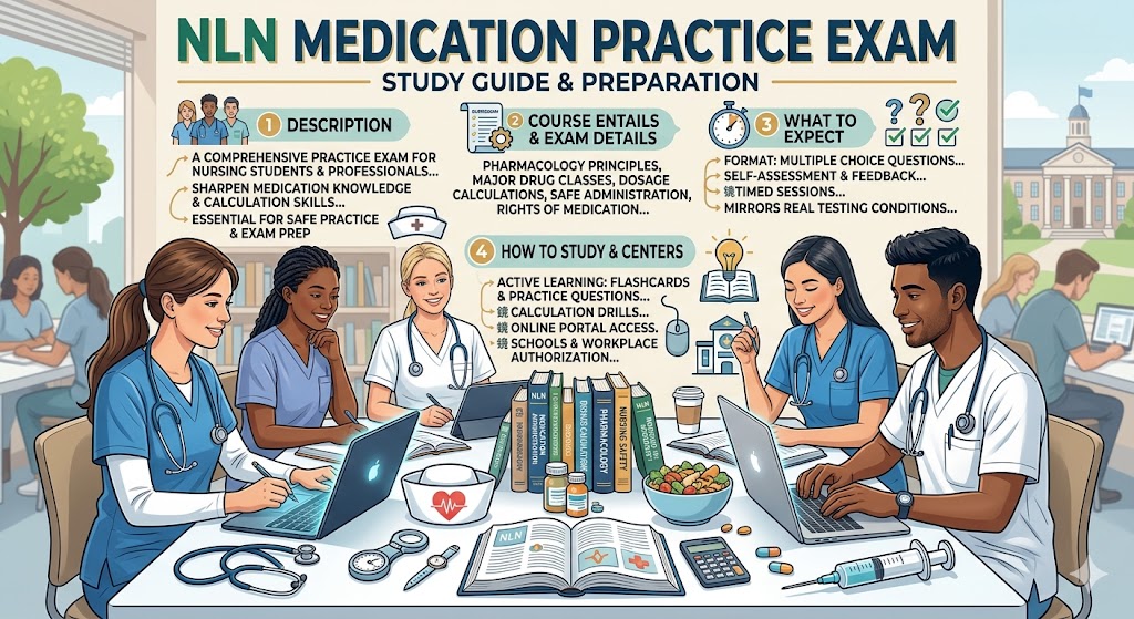 NLN Medication Practice Exam Banner