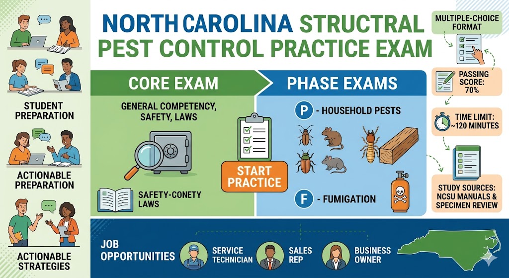 North Carolina Structural Pest Control Practice Exam Banner