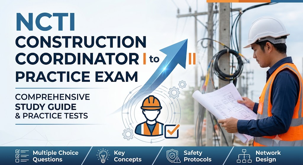 NCTI Progression Construction Coordinator I to II Practice Exam Banner