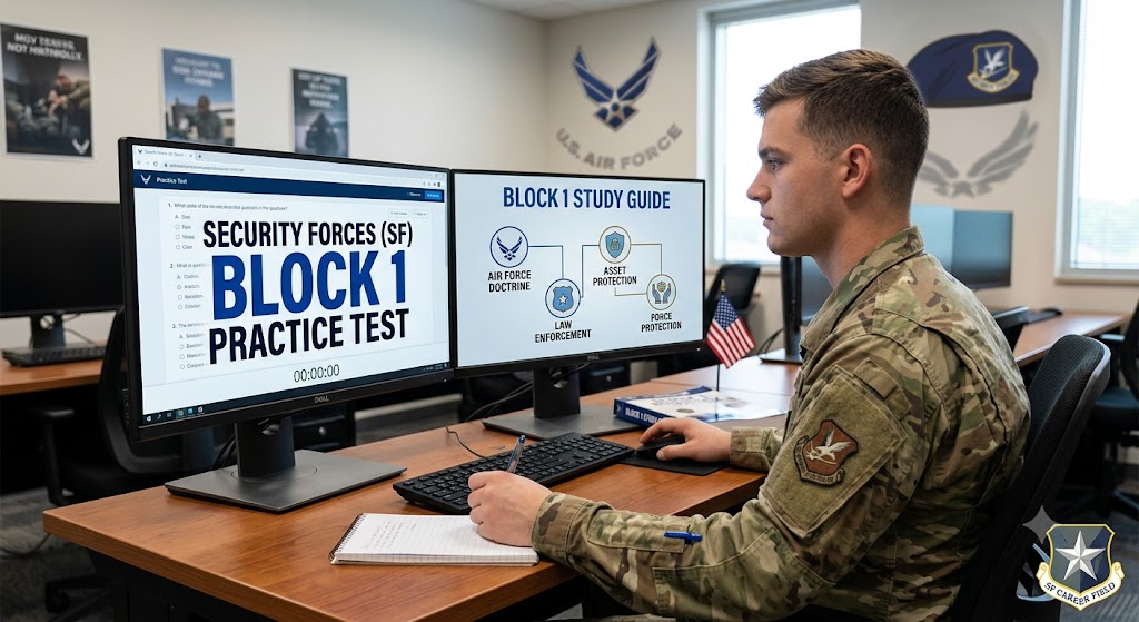 Security Forces Block 1 Practice Exam Banner