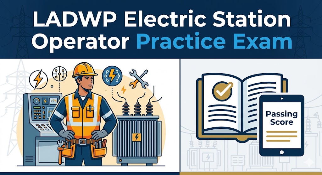 LADWP Electric Station Operator Practice Test Banner