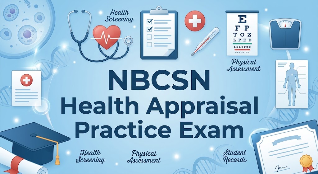 NBCSN Health Appraisal Practice Exam Banner